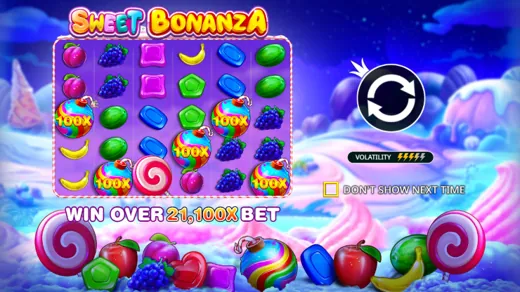 Sweet Bonanza im Spiel